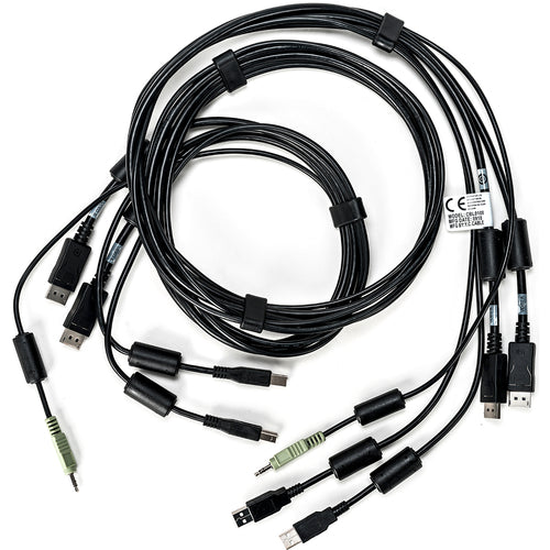 Vertiv CBL0108 | Vertiv Avocent Dual USB Keyboard and Mouse, Dual DisplayPort and Audio Cable, 6 ft.