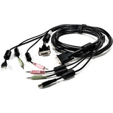Vertiv CBL0118 | AVOCENT KVM Cable - 6 ft, Single Display, DVI-I, 1 x USB, 2 x Audio, Standard KVM cable 1-DVI-I/1-USB/2-AUDIO
