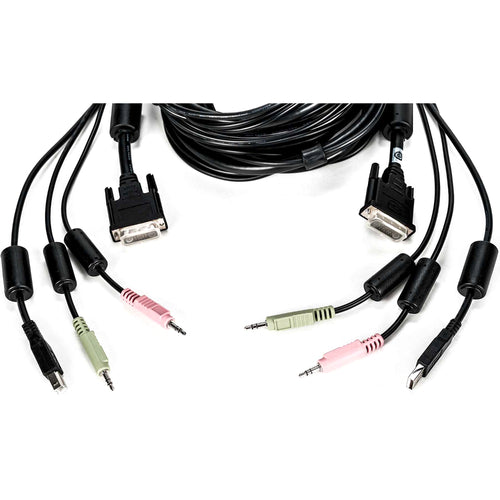 Vertiv CBL0119 | AVOCENT KVM Cable - 10 ft, Single Display, DVI-I, 1 x USB, 2 x Audio, Standard KVM cable 1-DVI-I/1-USB/2-AUDIO