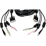 Vertiv CBL0119 | AVOCENT KVM Cable - 10 ft, Single Display, DVI-I, 1 x USB, 2 x Audio, Standard KVM cable 1-DVI-I/1-USB/2-AUDIO