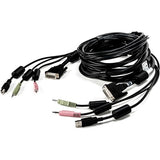 Vertiv CBL0119 | AVOCENT KVM Cable - 10 ft, Single Display, DVI-I, 1 x USB, 2 x Audio, Standard KVM cable 1-DVI-I/1-USB/2-AUDIO