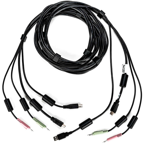 Vertiv CBL0127 | AVOCENT KVM Cable - 10 ft, Single Display, HDMI, 1 x USB, 2 x Audio, Standard KVM cable 1-HDMI/1-USB/2-AUDIO