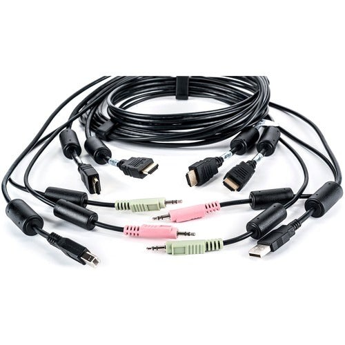 Vertiv CBL0128 | AVOCENT SV 340H Cable - 6ft - 6 ft, Dual Display, HDMI, 1 x USB, 2 x Audio, Standard KVM cable