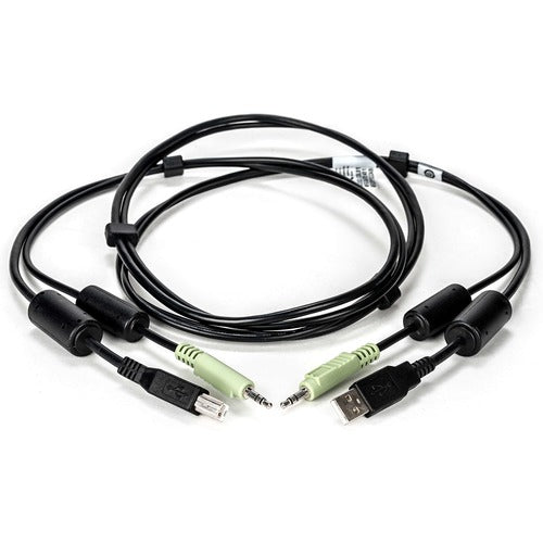 Vertiv CBL0130 | Vertiv Avocent USB Keyboard and Mouse, and Audio Cable, 6 ft. for Vertiv Avocent SV and SC Series Switches - 6 ft