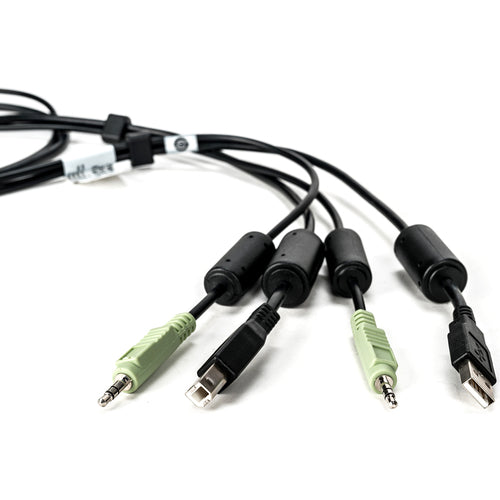 Vertiv CBL0130 | Vertiv Avocent USB Keyboard and Mouse, and Audio Cable, 6 ft. for Vertiv Avocent SV and SC Series Switches - 6 ft