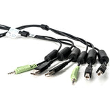 Vertiv CBL0133 | Vertiv Avocent USB Keyboard and Mouse, and Audio Cable, 10 ft. for Vertiv Avocent SV and SC Series Switches - 10 ft