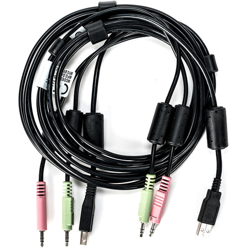 Vertiv CBL0134 | Vertiv Avocent USB Keyboard and Mouse, and Audio Cable, 6 ft. for Vertiv Avocent SV and SC Series Switches - 6 ft
