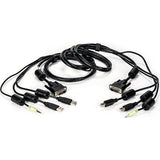 Vertiv CBL0146 | Vertiv Avocent USB Keyboard and Mouse, DVI-D and Audio Cable, 6 ft. with DPP Support for Vertiv Avocent SV and SC Series Switches - 6 ft