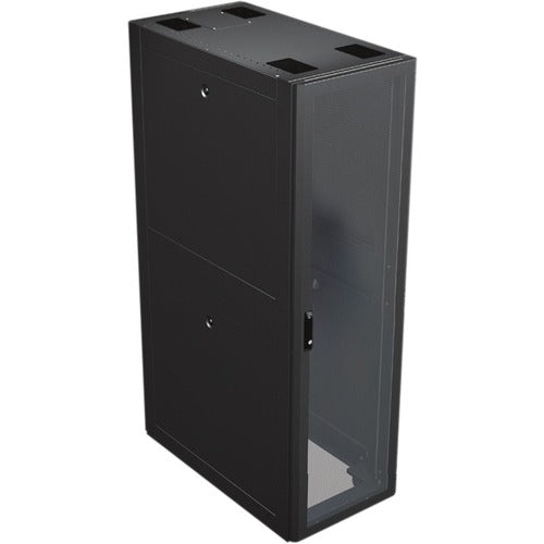 Vertiv E24611 | Vertiv DCE Rack - Server Cabinet 24U H x 600-mm W x 1100-mm D (E24611) - For PDU, Server - 24U Rack Height x 19" Rack Width - Black Powder Coat