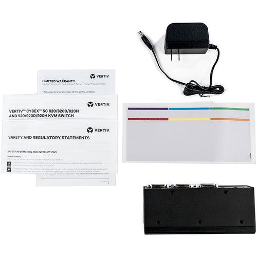 Vertiv SC820-001 | Vertiv Cybex SC800 Secure Desktop KVM | 2 Port Single-Head | DVI-I | TAA - 4K UHD | NIAP PP 3.0 Compliant
