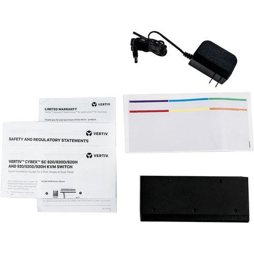 Vertiv SC820H-001 | Cybex SC820H Secure KVM Switch - 2-Port, Single Display, HDMI in, HDMI out, Secure KVM TAA COMPLIANT