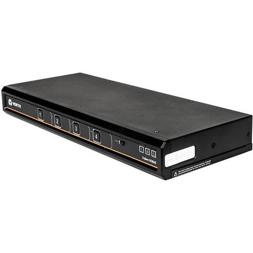 Vertiv SC845-001 | Vertiv Cybex SC800 Secure KVM | 4 Port | Secure Desktop KVM Switch (SC845-001) - Secure Desktop KVM Switches