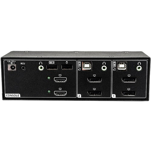 Vertiv SC920D-001 | Vertiv Cybex SC900 Secure Desktop KVM| 2 Port Dual-Head| DisplayPort| TAA - 4K UHD | NIAP PP 3.0 Compliant