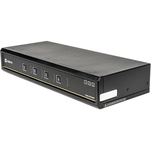 Vertiv SC940D-001 | Vertiv Cybex SC900 Secure Desktop KVM| 4 Port Dual-Head| DisplayPort| TAA - 4K UHD | NIAP PP 3.0 Compliant