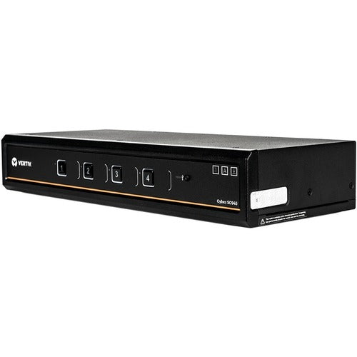 Vertiv SC945-001 | Cybex SC945 Secure KVM Switch - 4-Port, Dual Display, DVI-I in, DVI-I out, Secure KVM with DPP