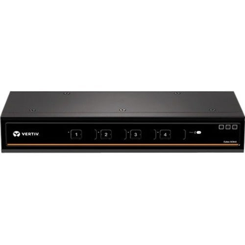 Vertiv SC945XD-001 | Vertiv Cybex SC900 Secure Desktop KVM| 4 Port Dual-Head | DVI-I DP DPP |TAA - 4K UHD | NIAP PP 3.0 Compliant