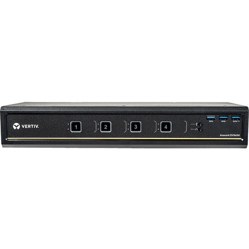 Vertiv SV340H-001 | Vertiv Avocent 4-Port Dual-Head HDMI 4K Ultra HD KVM Switch - 4 Computer(s)