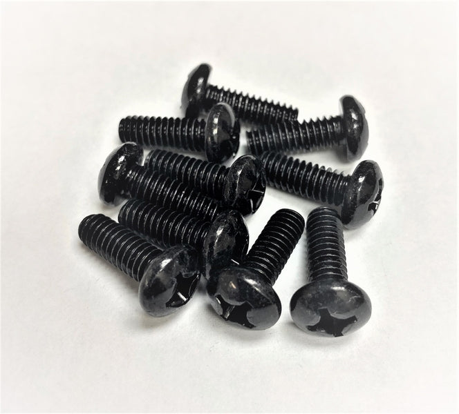 Video Mount Products ER-RS1224-100 | 12-24 Rack Screws - 100 Pack