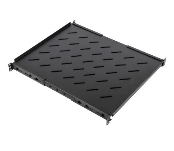 Video Mount Products ER-S1U4P-2240 | 1U Vented Adjustable Four Post Rack Shelf -22"- 40"