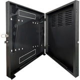 Video Mount Products ERVWC-2U20 | 2 RU Vertical Equipment Wall Cabinet (20" Usable Depth)