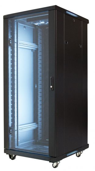 Video Mount Products EREN-27E | Enclosure 27U Flr Cab Empty with 2 Fans