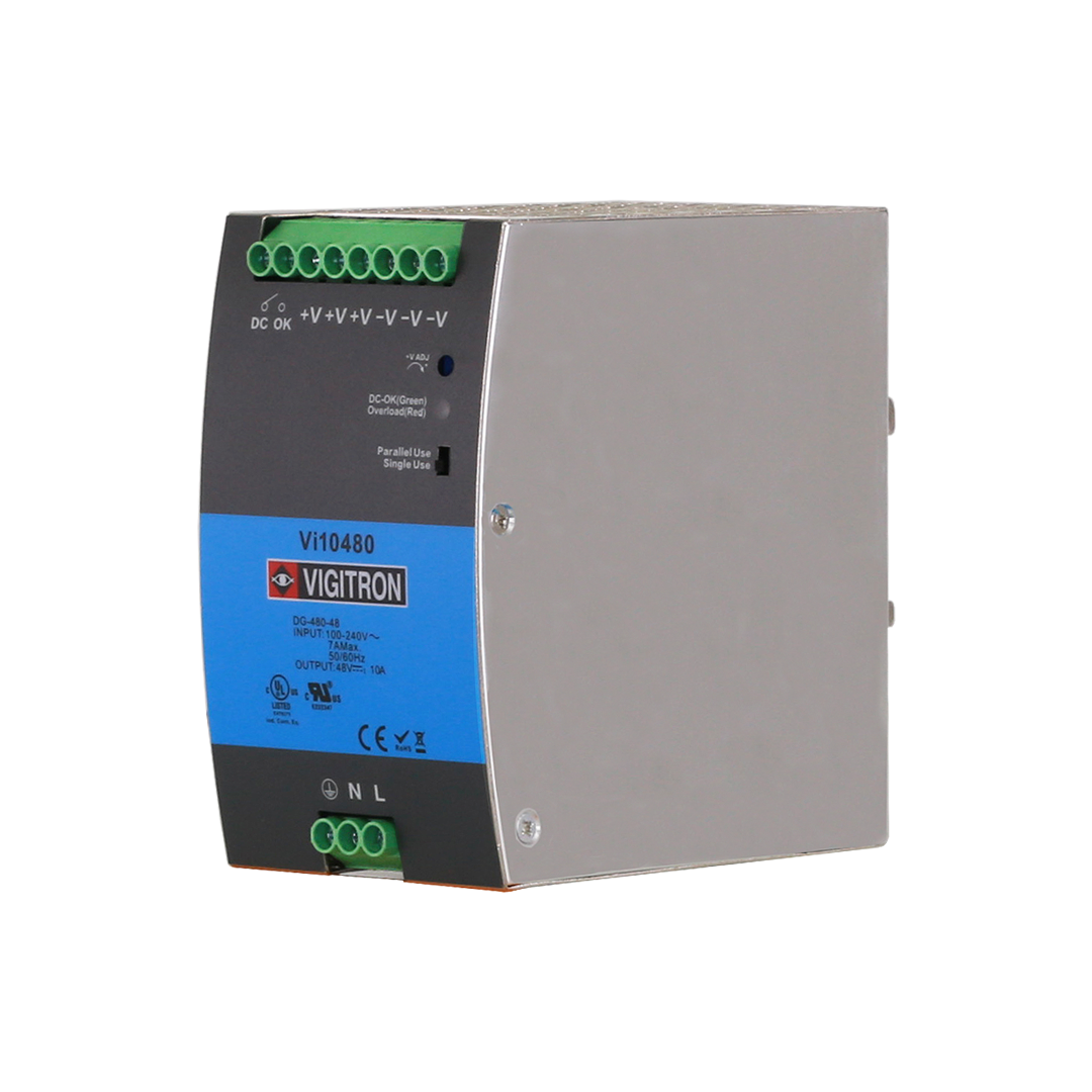 Vigitron VI10480 | 480W Hardened Din Rail Power Supply