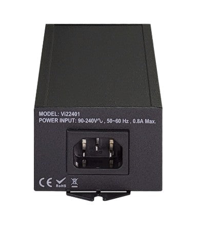 Vigitron VI22401U | Single Port 60W IEEE 802.3bt PoE Midspan