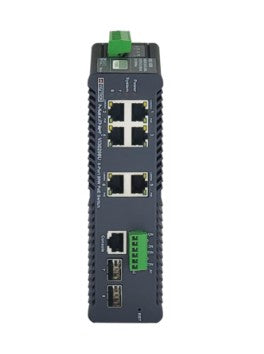 Vigitron VI30208U | Hardened Managed 12-Port, L2+, 90W PoE, 1G Industrial Ring Switch
