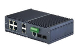 Vigitron VI30208U | Hardened Managed 12-Port, L2+, 90W PoE, 1G Industrial Ring Switch