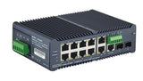 Vigitron VI30210U | Hardened Managed 12-Port, L2+, 1G Industrial 90W PoE Ring Switch