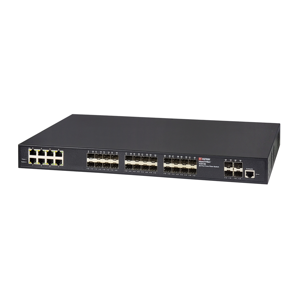 Vigitron VI35136 | 36-Port L2+/L3 Lite Managed Fiber/Copper Core Network Switch
