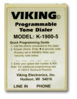 Viking Electronics K-1900-5 | Hot-Line Dialer, 2.9 inch L, 2.1 inch W, 1 inch H, 24 VDC, 20 mA, 32 to 90 F