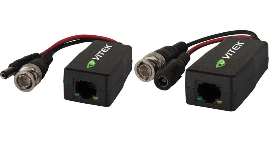 Vitek VT-TR4VPK | Video & Power Balun Transmitter/Receiver