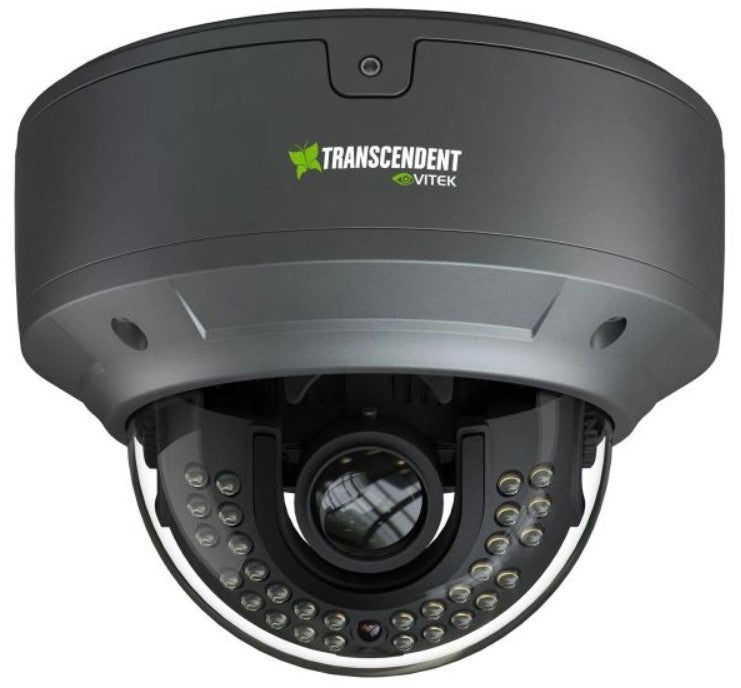Vitek VTD-THD5RMB | 5 Megapixel Indoor/Outdoor 4-IN-1 HDA Motorized IR Vandal Dome Camera, 2.8-12mm Lens, Black