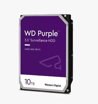 Vivotek WD102PURZ | WD Purple Surveillance Hard Drive, 10TB
