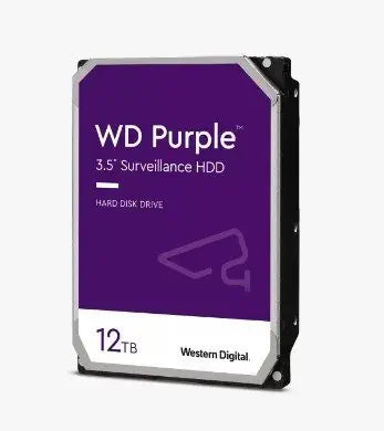 Vivotek WD121PURZ | 12TB 7200 RPM 256MB Cache SATA 6.0Gb/s 3.5" Internal Hard Drive Bare Drive
