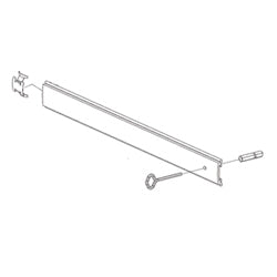 Von Duprin 050114 US28 | Exit Device Hex Dog Conversion Kit, Anodized Aluminum, For 33A/99 Series 3 to 4’ Door