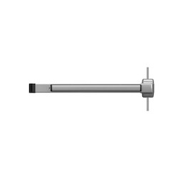 Von Duprin 2227EO-F SP313 36X84 | Fire-Rated Surface Vertical Rod Exit Device, Sprayed Duranodic, 36" × 84", No Trim