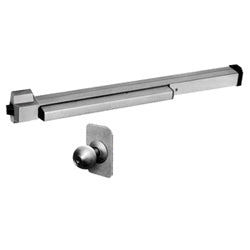 Von Duprin 22K SP28 36 | Exit Device with 210K Knob Trim, 36", Sprayed Aluminum