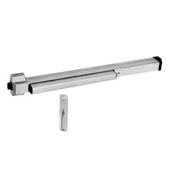 Von Duprin 22TP-F SP28 48 | Fire-Rated 22 Series with 230TP Thumbpiece Trim, Sprayed Aluminum, 48"