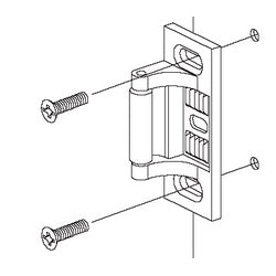 Von Duprin 299 US19 | Rim Exit Device Strike, Top, 1-1/4" Width x 2-7/8" Height, Flat Black