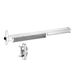 Von Duprin 33A-DT US26D 36 | Rim Exit Device, Dummy Trim, Grooved Case, 2-7/16" Projection, 7-15/32" x 1-5/8" Base, ANSI 02, Satin Chrome Plated
