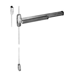 Von Duprin 9927EO-F US26D 36X84 | Exit Device, Fire Rated Surface Mounted Vertical Rod, Fire Rated, Grooved Case, 36" L, Without Trim