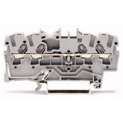 Wago Corporation 2001-1401 | 4-Conductor Through Terminal Block, Ex e II Certified