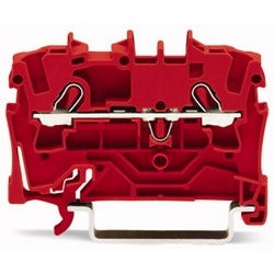 Wago Corporation 2002-1203 | 2-Conductor Through Terminal Block, Suitable for Ex E Applications, Red