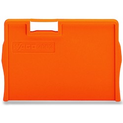 Wago Corporation 2002-1294 | Separator Plate for 2002-1201, 2 mm (0.079 in) Thick, Orange