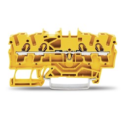 Wago Corporation 2002-1406 | 4-Conductor Through Terminal Block, Suitable for Ex E II Applications