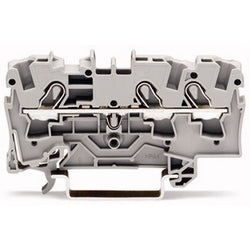 Wago Corporation 2004-1305 | 3-Conductor Through Terminal Block, 20–10 AWG, Ex II Rated, Black