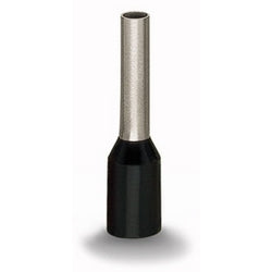 Wago Corporation 216-204 | Screwless End Stop Sleeve, Insulated, Black, for 1.5 mm² / 16 AWG