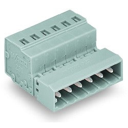 Wago Corporation 231-608 | Male Connector Terminal Block, 8-Position, 5 mm, Cable Mount, 12 A